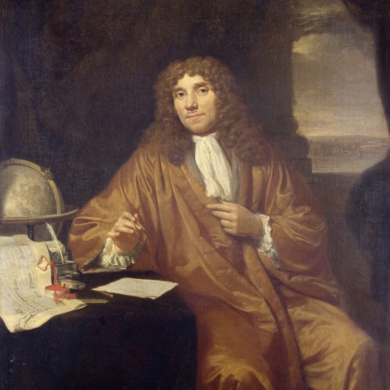 Antonie van Leeuwenhoek reported the discovery of bacteria