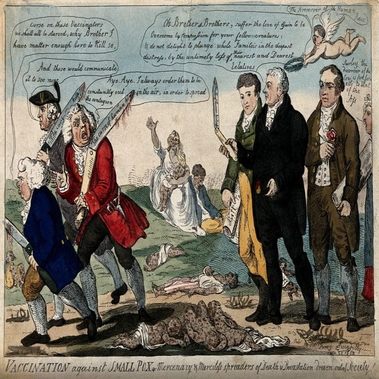 VACCINATION against SMALLPOX or Mercenary & Merciless spreaders of Death & Devastation driven out of society!