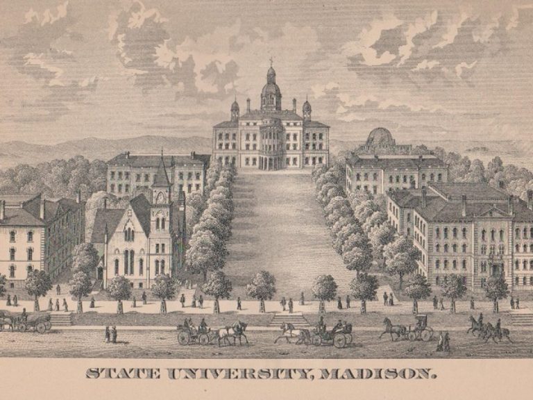 Nelson Dewey, Wisconsin’s first governor, signed the act that formally created the University of Wisconsin-Madison