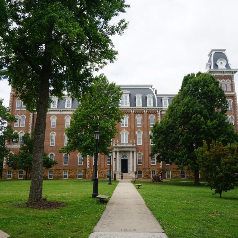 Classes began at the Arkansas Industrial University (University of Arkansas)