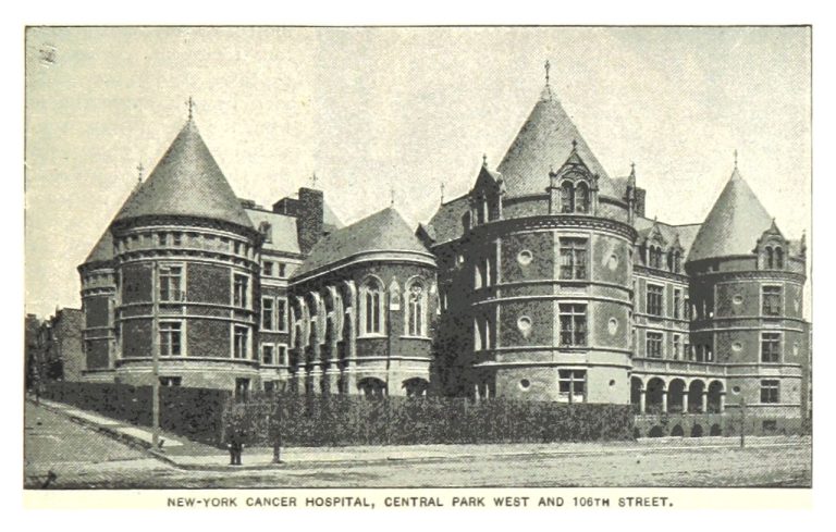 New York Skin and Cancer Hospital was the first hospital in America devoted to cancer and skin disorders