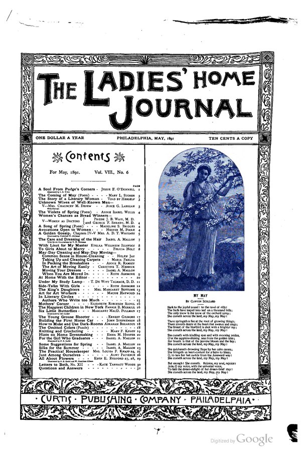 The first known article on cancer’s warning signs was published in Ladies’ Home Journal