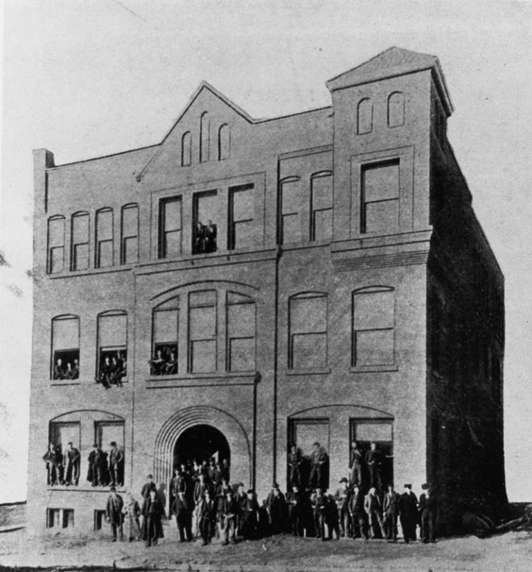 The first building on the University of Nebraska Medical College campus was opened for business