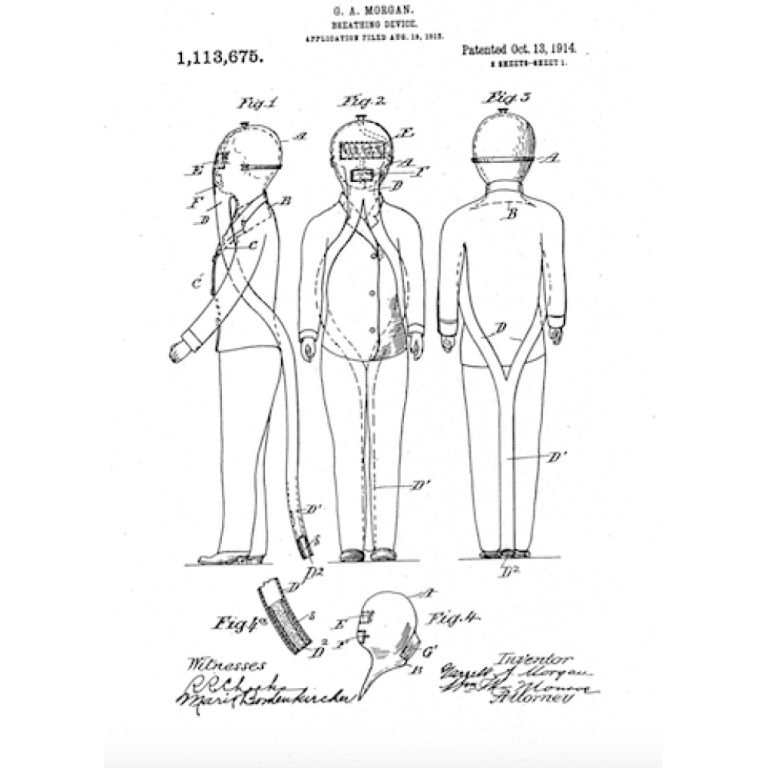 Garrett Augustus Morgan invented the first gas mask