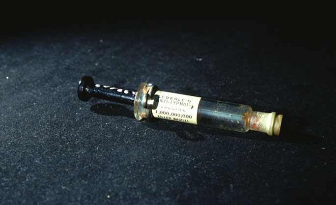 Typhoid vaccine was first licensed in the U.S.