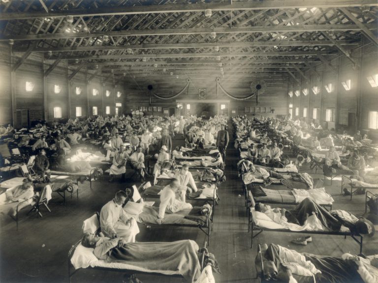 Two hundred sick sailors were admitted to the new emergency hospital