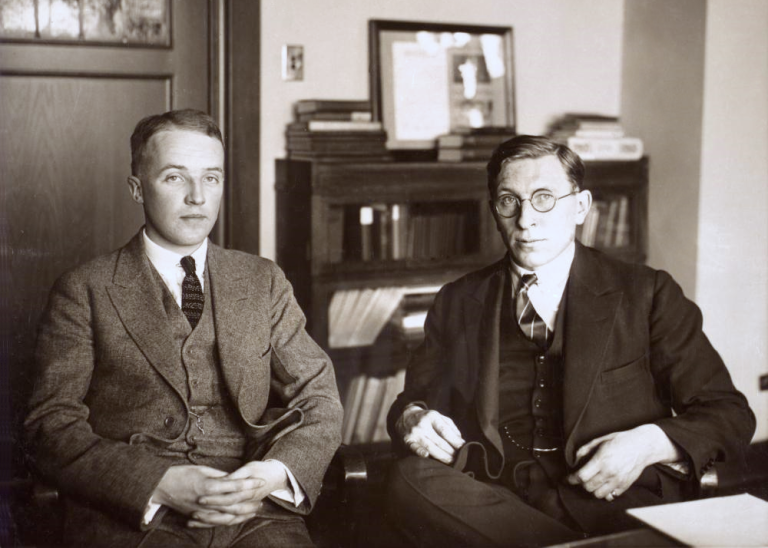 Frederick Banting and Charles Best administered insulin from the pancreas’ of dogs proving insulin’s efficacy in treating human diabetes