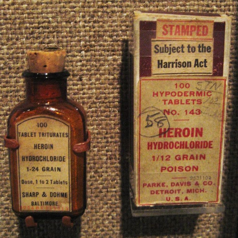 The Harrison Narcotic Act required prescriptions for products exceeding the allowable limit of narcotics