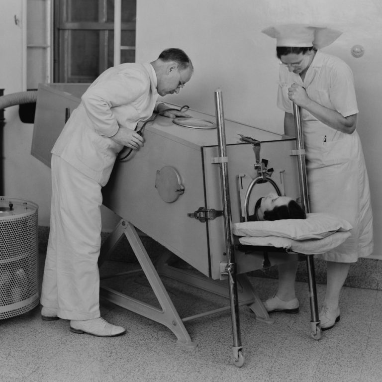 Philip Drinker and Louis Shaw developed the ‘iron lung’ to aid respiration