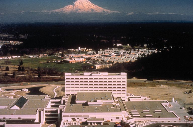 Construction of the original Madigan General Hospital began at Fort Lewis