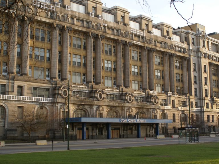 The new Cook County Hospital in Chicago opened