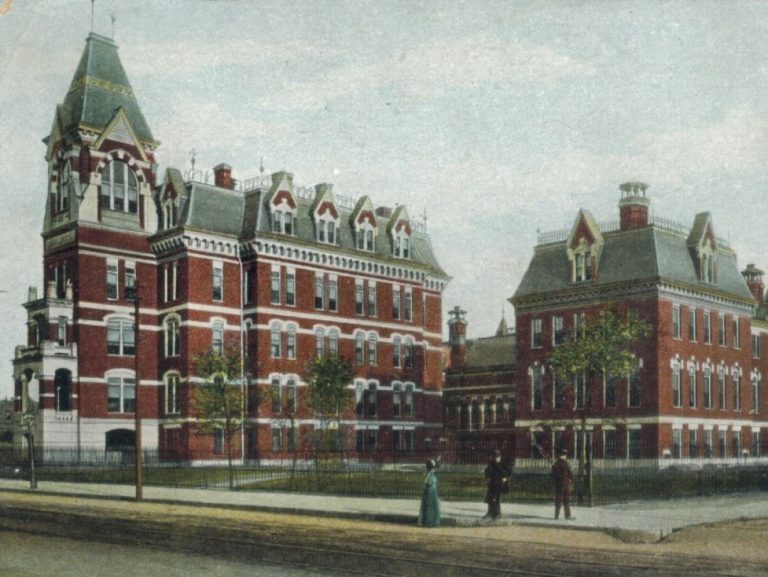 Tippecanoe Hall (later becoming the Cook County Hospital) was closed