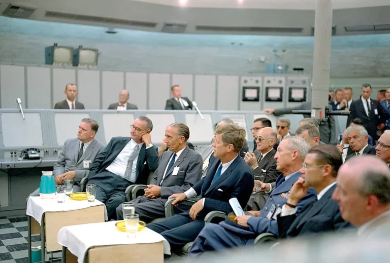 President John F Kennedy expanded the US Space Program