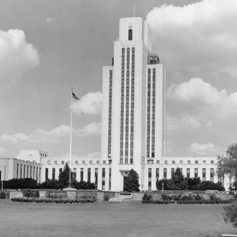 The original Naval Medical Center tower was designated a historical landmark