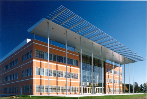 The original Donald Danforth Plant Science Center building was constructed