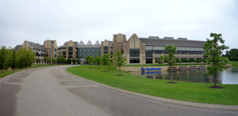 Medtronic moved into new world headquarters in Fridley, Minnesota