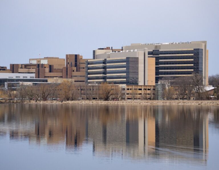 The Health Sciences Learning Center opened near the University of Wisconsin Hospital