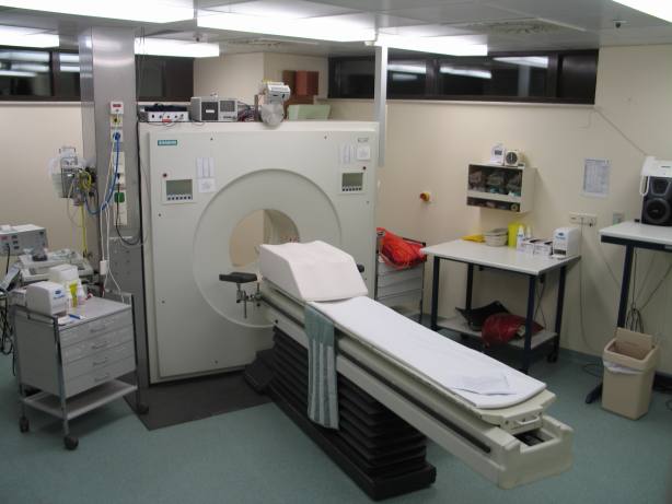 Positron emission tomograph (PET) installed at the University of Washington