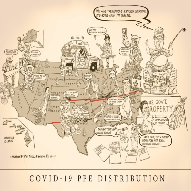 COVID-19 PPE distribution