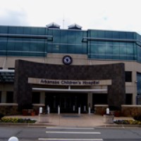 First construction at present Arkansas Children’s Hospital site was completed