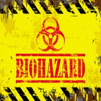 The universal biohazard symbol warning sign used in doctor offices and medical establishments was developed