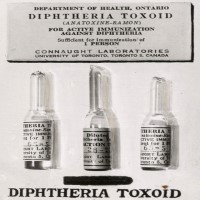 Diphtheria toxoid was licensed