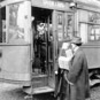 New Orleans transit officials restricted passenger on streetcars to address social distancing in influenza epidemic