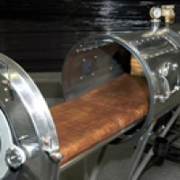 The first iron lung was used to preserve breathing function in patients with acute polio