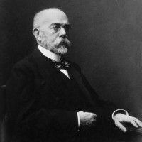 Chemist Robert Koch developed a technique whereby bacteria can be stained and identified