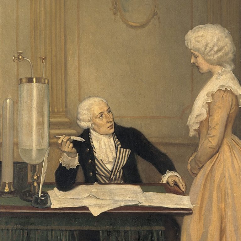 Antoine Lavoisier and Pierre-Simon Laplace discovered that animals take in oxygen and exhale CO2