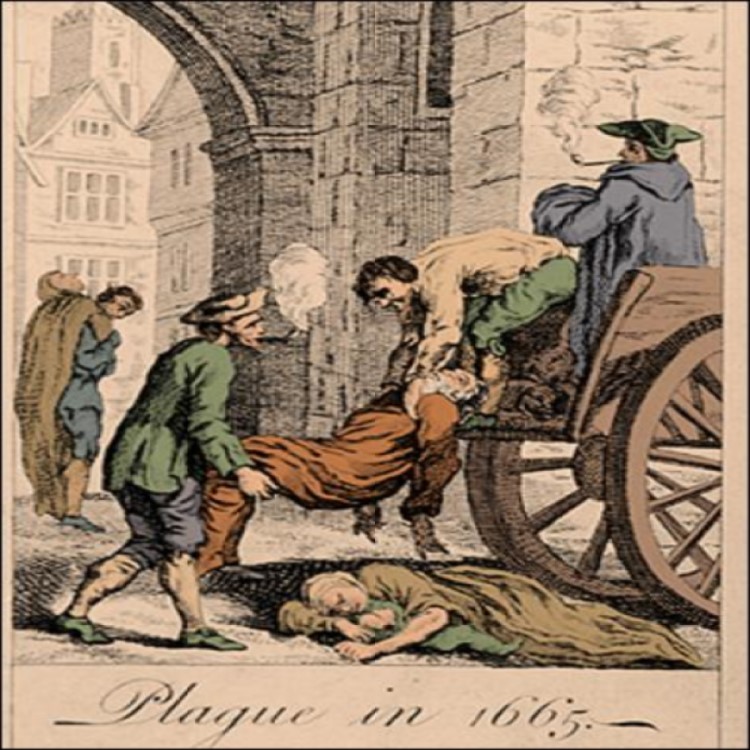 At the height of the great plague in London more than 7,000 people died weekly