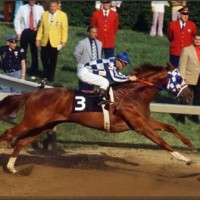 Secretariat won the Belmont Stakes and the Tripe Crown in record setting time