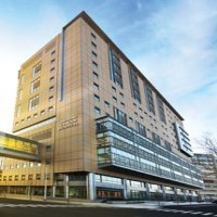 Yale New Haven Hospital broke ground for the new cancer hospital, scheduled to open in 2009