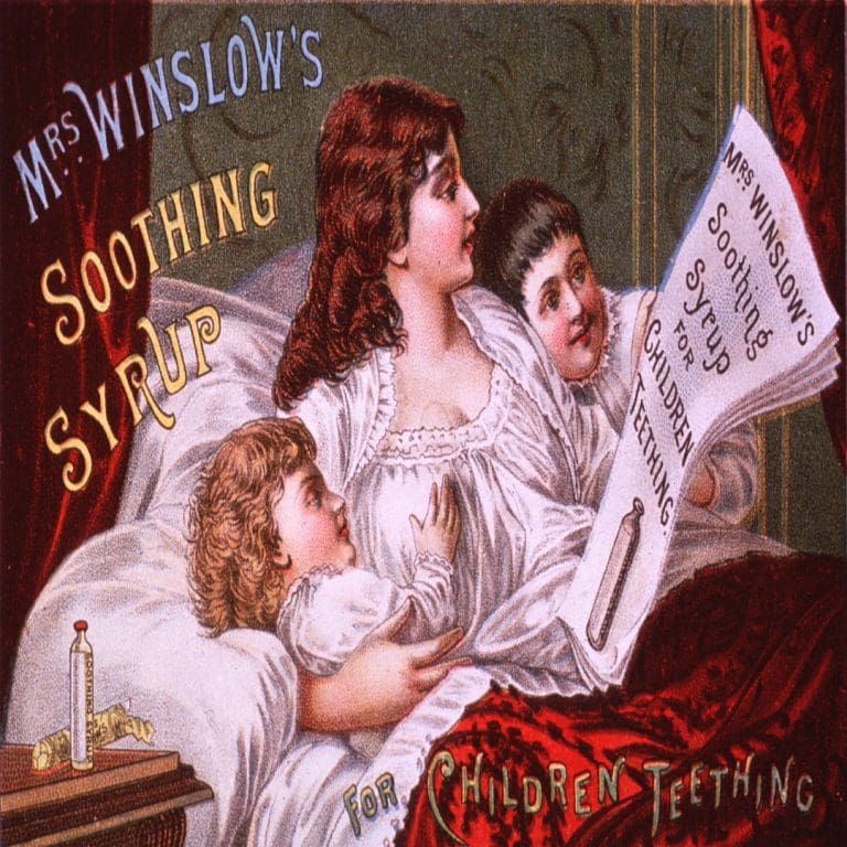 Mrs. Winslows Soothing Syrup for Teething Children