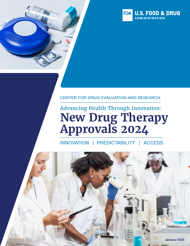 U.S. Food and Drug Administration approved 50 new therapeutics in 2024